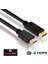 Displayport To HDMI Çevirici Dönüştürücü Kablo - 1.8 Metre 3