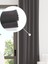 Kadife Dokulu Gri Ada Fon Perde Ekstrafor Büzgülü Dream Series 2