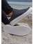 156 Siyah-Beyaz Cilt Kalın Taban Sneaker Ayakkabı 8