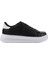 156 Siyah-Beyaz Cilt Kalın Taban Sneaker Ayakkabı 4