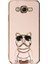 Samsung Galaxy J7 Core Case Kılıf Kamera Korumalı Köpek Desenli Standlı Silikon Pembe 1