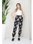 Etnik Desenli Dar Paçalı Jogger Pantolon 1