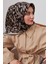 Silk Home Ipek Eşarp Twill Siyah Vizon 1