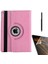 Apple iPad 10.2 2021 9.nesil Kılıf Kapaklı Standlı 360 Dönebilen Koruma DN22 + Nano + Kalem Pembe 1