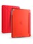 Apple iPad 9.7 2018 6.nesil Kılıf Standlı Katlanabilir Pu Silikon Tf1 Kırmızı 1