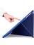 Apple iPad 10.2 2021 9.nesil Uyumlu Kılıf Standlı Katlanabilir Pu Silikon Tf1 Mor 2