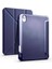 Apple iPad Mini 2021 6.nesil Kılıf Standlı Katlanabilir Pu Silikon Tf1 Lacivert 1