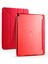 Apple iPad Pro 10.5 7.nesil Kılıf Standlı Katlanabilir Pu Silikon Tf1 Kırmızı 1