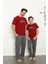 Akbeniz Baba Oğul Kırmızı Aile Pijama Takım Ayrı Ayrı Satılır 50102 2