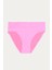 Pembe Yüksek Bel Tek Alt Bikini 1