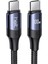 100W Type C Rope Braided Cable 1.2m Black Çok Hızlı Şarj Kablosu(Hızlı Şarj +1200CM+100W-5A Güç) 1