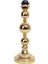 Ekru Renk Kadife Kumaş Kaplı Gold Ayak Vintage Abajur Büyük Boy 60CM Boy AB0810 3