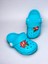 Akım Bebek Çocuk Turkuaz Renkli Thank You Figürlü Kaydırmaz Ortopedik Sandalet Crocs Terlik 2