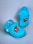 Akım Bebek Çocuk Turkuaz Renkli Thank You Figürlü Kaydırmaz Ortopedik Sandalet Crocs Terlik 3