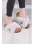 Kadın Günlük Çapraz Peluş Terlik TS1132 1