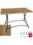 Modern Katlanır Werzalit Tabla Masa (70X120) - Canyon Palaca Oak 1