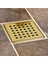Sukar 10X10 cm Altın Rengi Çelik Çerçeveli Kare Izgaralı Yandan Ø50 Çıkış Süzgeç 1041-1285022-71 1