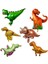 Dinozor Temalı Folyo Balon Seti 6 Lı 1