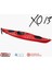 XO13 Gte 3l Rudder & Skeg Kano-Kırmızı 1