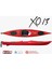 XO13 Gte 3l Rudder & Skeg Kano-Kırmızı 3