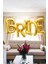 Gold Renkli Bride 100 cm 40 Inç Mega Boy Folyo Balon Seti 1