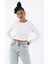 Mary Beyaz Kadın Sweatshirt 3