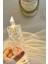 2'li Gül Işıklı LED Mum 9 cm 4