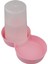 Hazneli Plastik Kedi-Köpek Mama ve Su Kabı 1,5 Lt Yuvarlak Pembe 1