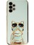 Samsung Galaxy A53 5g Case Kılıf Kamera Korumalı Köpek Desenli Standlı Silikon Yeşil 1