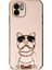 Xiaomi Redmi A1 Case Kılıf Kamera Korumalı Köpek Desenli Standlı Silikon Pembe 1