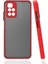 Xiaomi Redmi 10 2022 Case Kılıf Hux Kamera Korumalı Arkası Mat Silikon Kırmızı 1