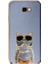 Galaxy J4 Plus Kılıf Kamera Korumalı Köpek Desenli Standlı Silikon Mavi 1