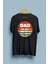 Oversize Unisex Siyah Dad The T-Shirt 1