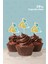 Baby Dinozor Temalı 4 Yaşında Cupcake Süsü '10LU 1