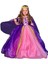 Rapunzel Kostüm Tarlatanlı Taç Pelerin Hediyeli 2