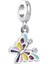 Çok Renkli Kelebek Charm | 925 Ayar Gümüş 1