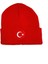 Kırmızı Bere Türk Bayraklı Kışlık Akrilik Bere 1