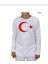 Türk Bayrağı Baskılı Penye Uzun Kollu Tshirt 1