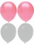 Pempe Soft ve Gri Renk Karışık Lateks Pastel Balon 80 Adet 1