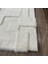 Kiremit Desenli Krem Patchwork Peluş Halı 140 x 200 Cm 2