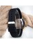 Dijital LED Watch Sarı Yuvarlak Kasa Siyah Silikon Kordon Unisex Kol Saat ST-303561 2