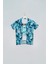 2'li Nokta Baskılı Gömlek Tshirt Saks Takım S27716 3