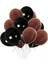 Kahverengi Siyah Pastel Lateks Balon Helyum Uyumlu-15 Adet 1