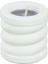 Şamdan Dekoratif Mumluk Beyaz Şamdan Tealight ve Uzun Mum Uyumlu Spiral Model 1