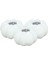Şamdan Dekoratif Mumluk Beyaz Şamdan Set 3 Lü (Üçlü) Tealight ve Uzun Mum Uyumlu Kabak Model 1