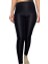 Kadın Parlak Tayt - Siyah 2
