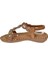 Taşlı Comfort Kadın Sandalet GJ-1501 Camel 3