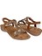 Taşlı Comfort Kadın Sandalet GJ-1501 Camel 5