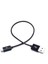 Micro USB Girişli 2.0A Hızlı Şarj ve Data Kablosu - Siyah - 30CM 1