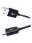 Micro USB Girişli 2.0A Hızlı Şarj ve Data Kablosu - Siyah - 30CM 3